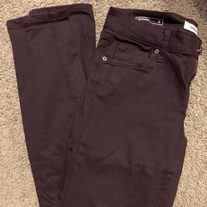 Women’s Sonoma Maroon Skinny Jeans